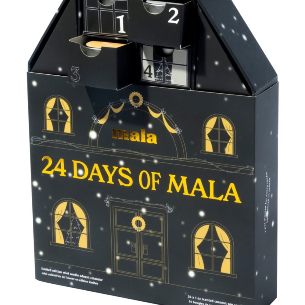 MALA Candles Black and Gold Advent Calendar
